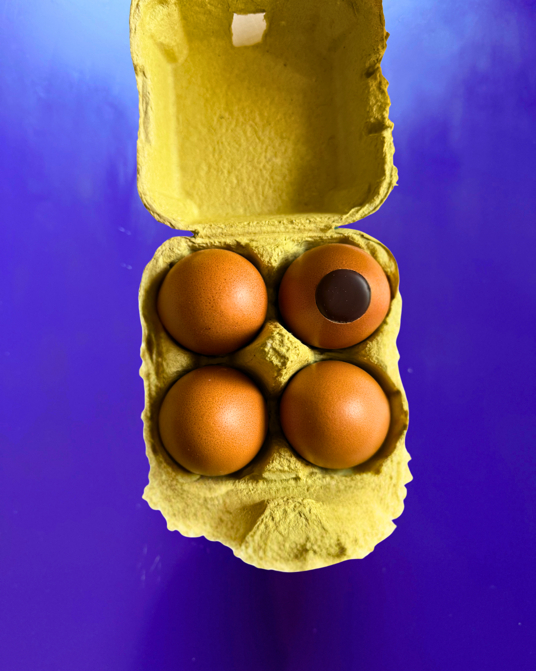 Nougat egg in the shell