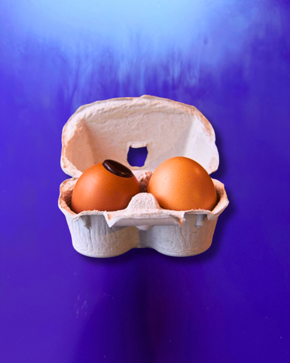 Nougat egg in the shell